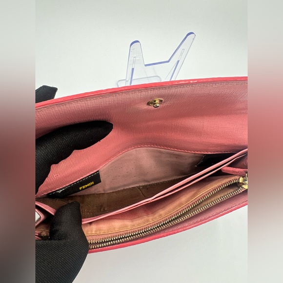 Fendi Pink Ombre Zucca Continental Wallet - Picture 8 of 8